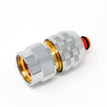 Claber Metal 1/2" Hose Connector w/ Aquastop - 9611