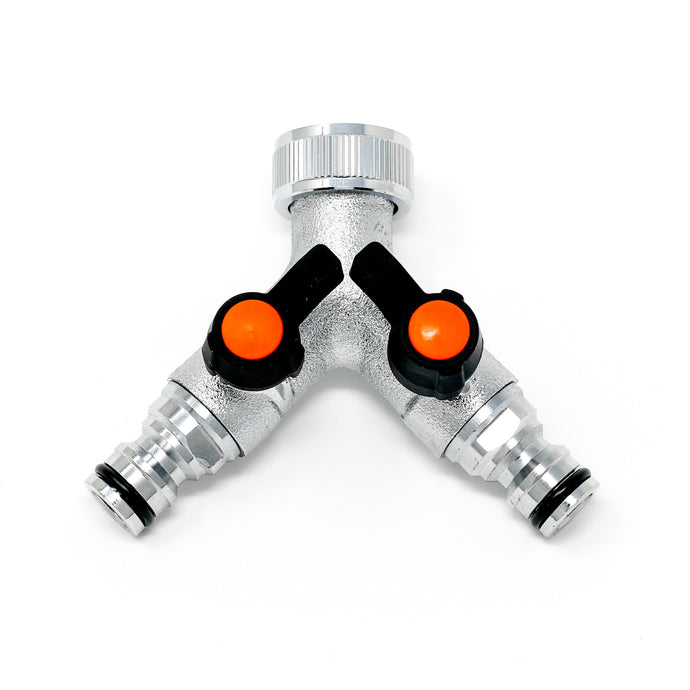 Claber Metal Dual Tap Connector - 9602